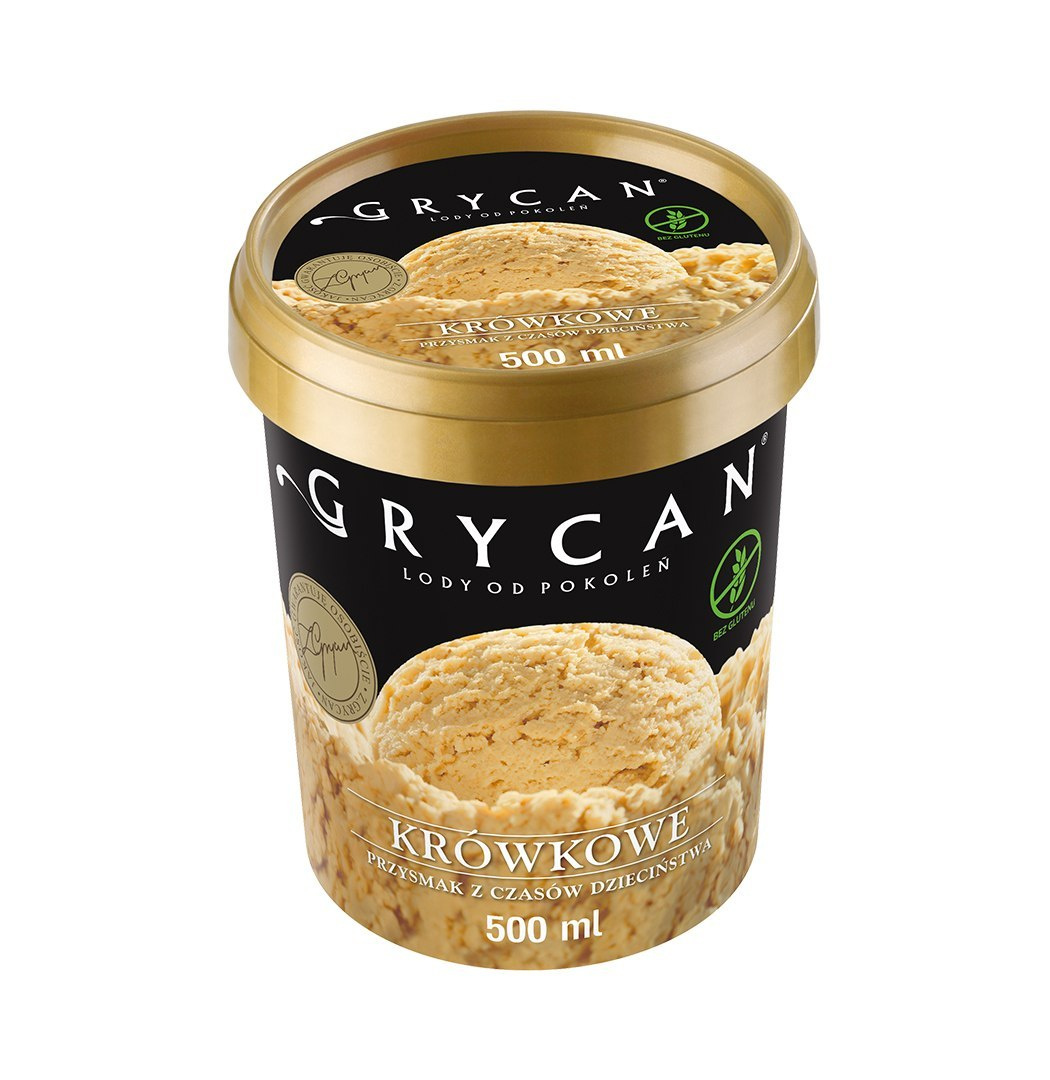 Lody GRYCAN Krówkowe 500ml Lody GRYCAN Krówkowe 500ml