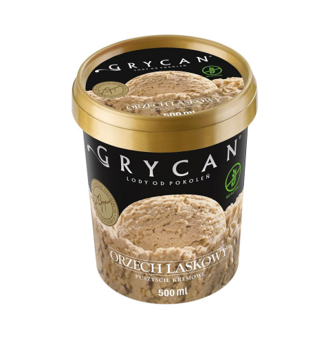 Lody GRYCAN Orzech laskowy 500ml Lody GRYCAN Orzech laskowy 500ml