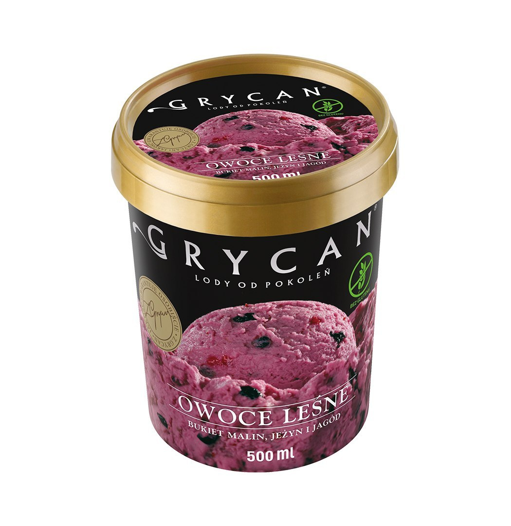 Lody GRYCAN Owoce Leśne 500ml Lody GRYCAN Owoce Leśne 500ml