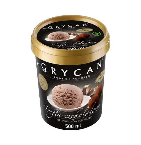 Lody GRYCAN Trufla Czekoladowa 500ml Lody GRYCAN Trufla Czekoladowa 500ml