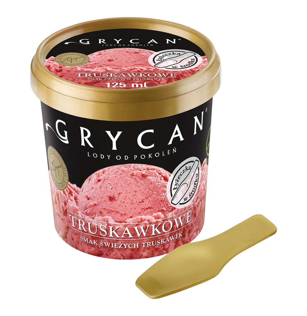Lody GRYCAN Truskawkowe 125ml Lody GRYCAN Truskawkowe 125ml