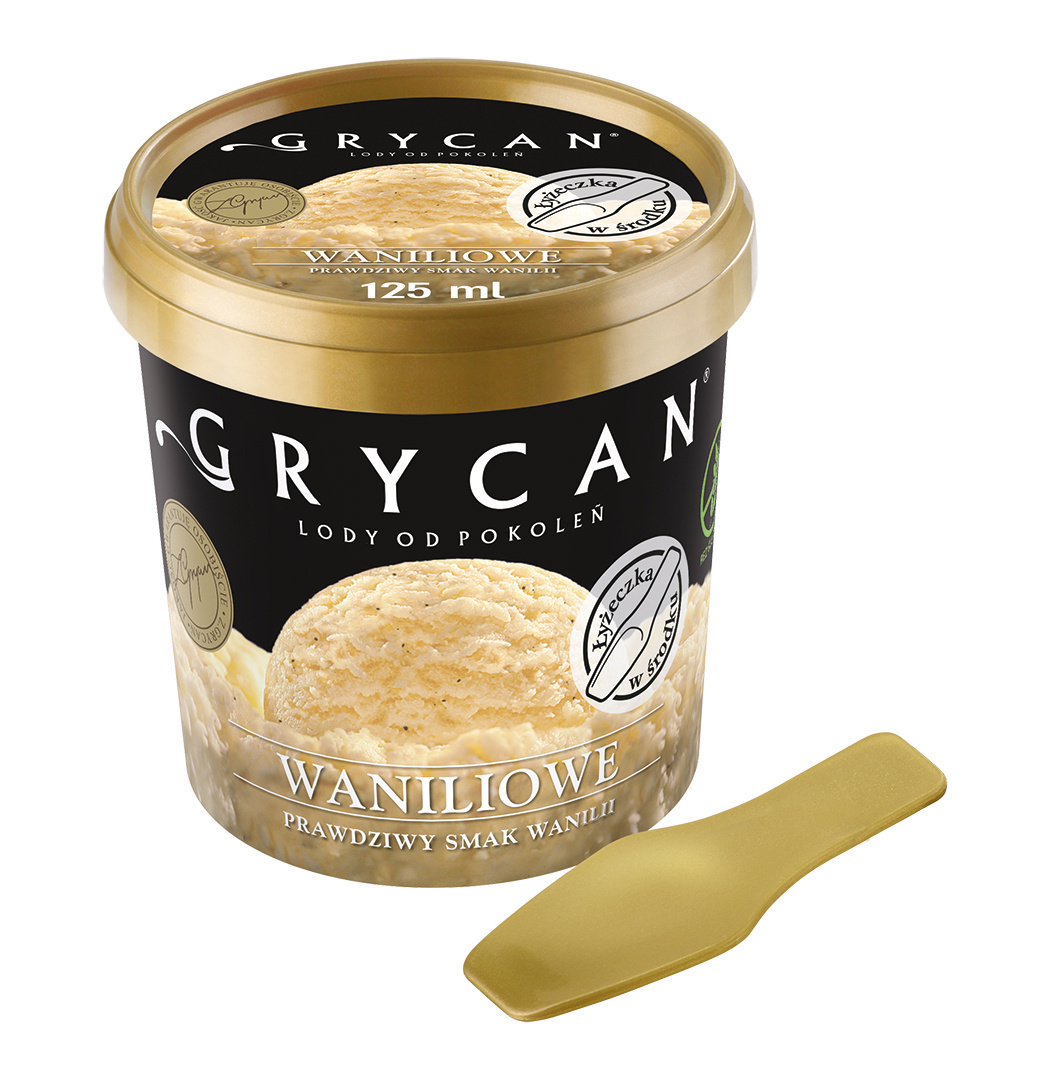 Lody GRYCAN Waniliowe 125ml Lody GRYCAN Waniliowe 125ml