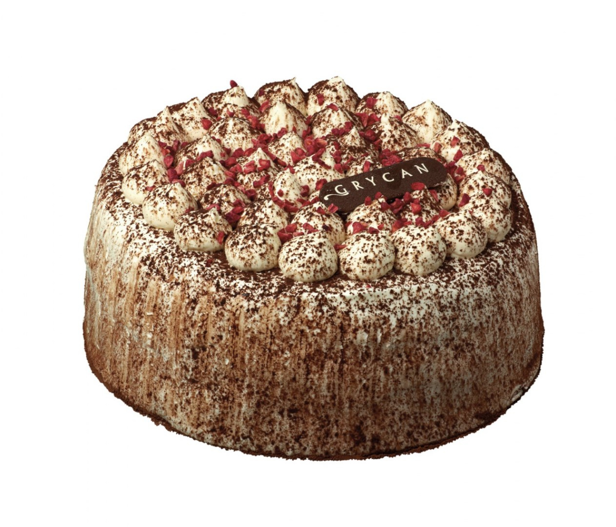 Tort tiramisu z malinami duży 2kg Tort tiramisu z malinami duży 2kg