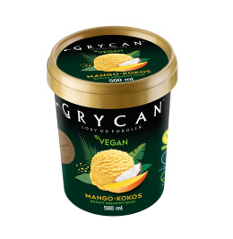 Lody GRYCAN Mango-Kokos Vegan 500ml WARSZAWA
