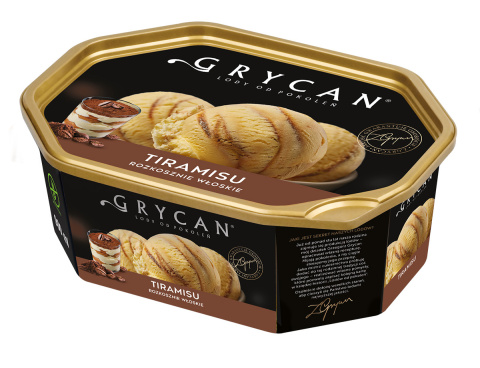 Lody GRYCAN Tiramisu 900ml WARSZAWA