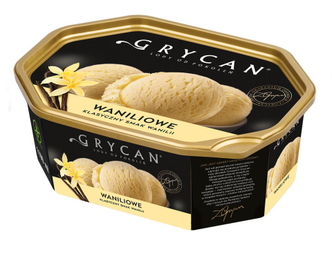 Lody GRYCAN Waniliowe 1100ml WARSZAWA