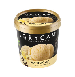 Lody GRYCAN Waniliowe 125ml WARSZAWA