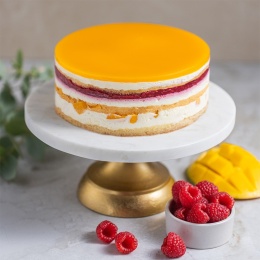 Torcik owocowy z mango i malinami GRYCAN 0,75 kg WARSZAWA